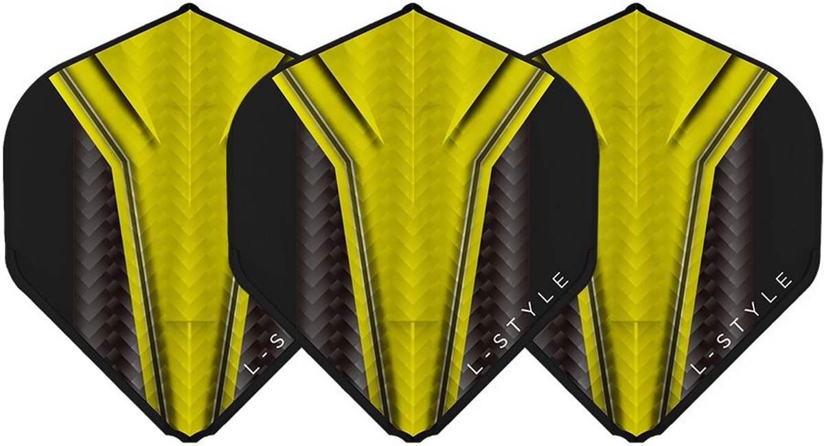 L-Style Champagne L1 EZ Standard Inception Yellow - Dart Flights