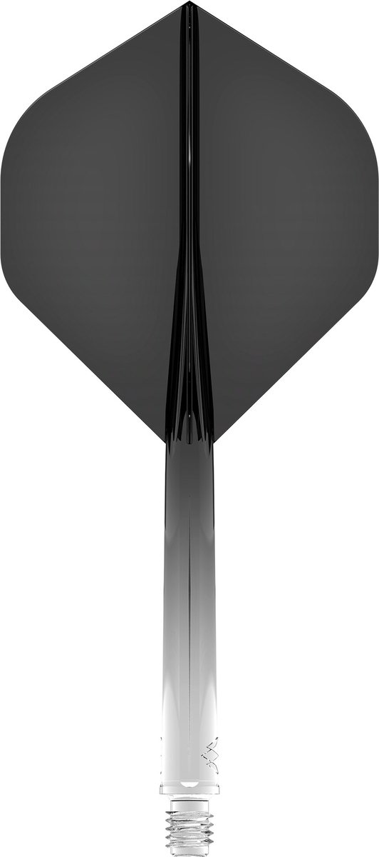 Mission Force 90 Gradient Transparent Black NO2 - Dart Flights van Mission — afbeelding 3