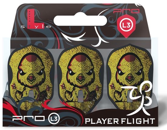 L-Style L3 Pro Lylian Le Calvez Black V1 - Dart Flights van L-Style — afbeelding 2