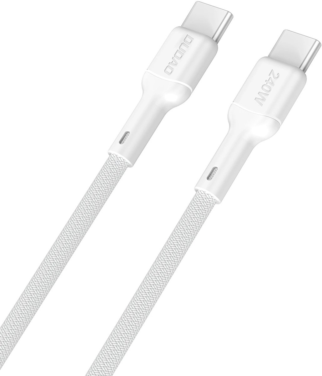 Dudao Usb-C Naar Usb-C Kabel 240W Pd Voor Laptop Telefoons Snel Opladen