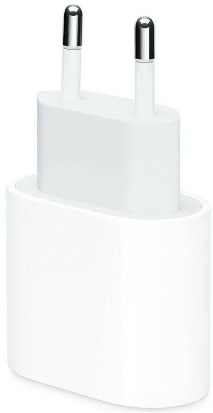 Apple 20W Power adapter - USB-C aansluiting - Snellader iPhone - Wit
