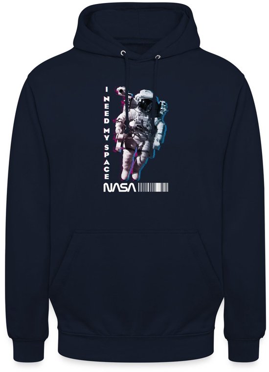 Sweat à capuche unisexe « Astronaute de la NASA avec citation humoristique : J'ai besoin de mon espace »