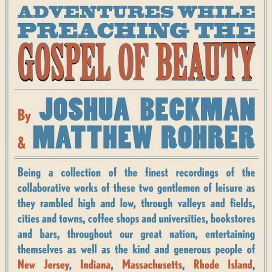 Adventures While Preaching the Gospel of Beauty - cover