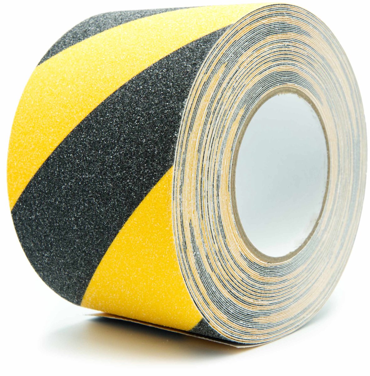 Antislip Tape Zwart-Geel 100mm x 18m - Sterk Zelfklevend