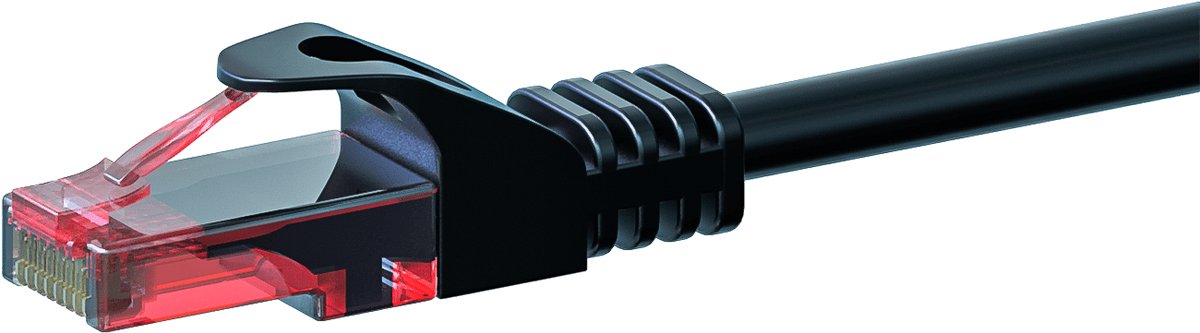 Danicom UTP CAT6 patchkabel - 50 meter zwart - 100% koper - netwerkkabel - internetkabel - UTP kabel - RJ45 - 1000 mbit/s