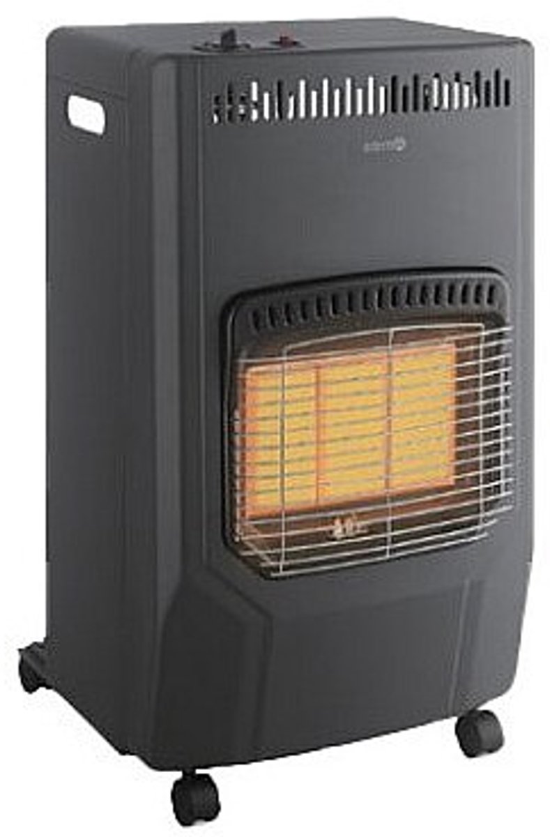 Vente-unique Mobiele en inklapbare gasverwarming - Zwart - CASODY L 42 cm x H 72 cm x D 39 cm