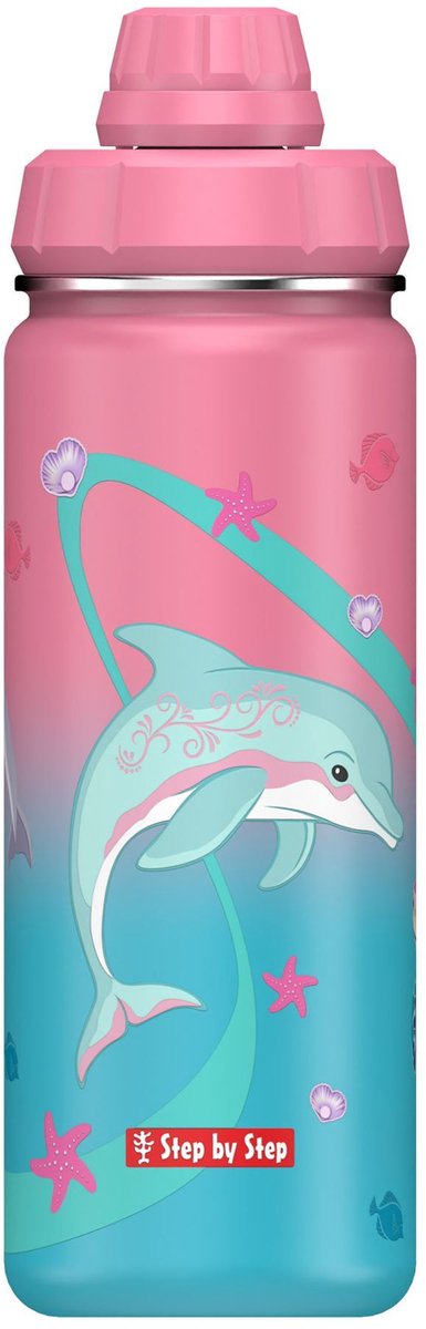 Step by Step Geïsoleerde roestvrijstalen drinkfles 500ml (Sealife)