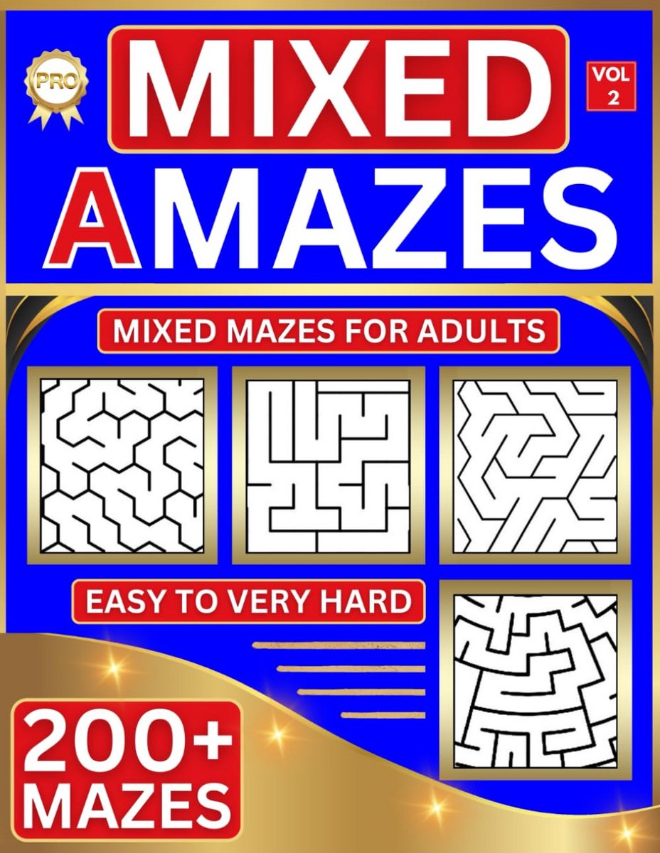 Puzzelboek Volwassenen met 200+ Doolhoven: Makkelijk tot Zeer Moeilijk