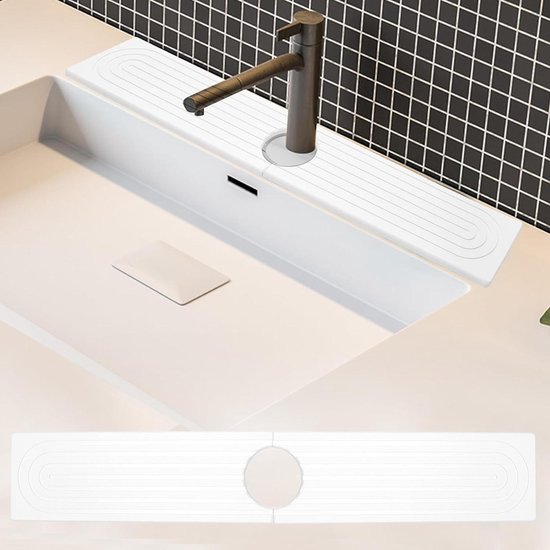 Spoelbak spatbescherming Baffle Board gemaakt van siliconen