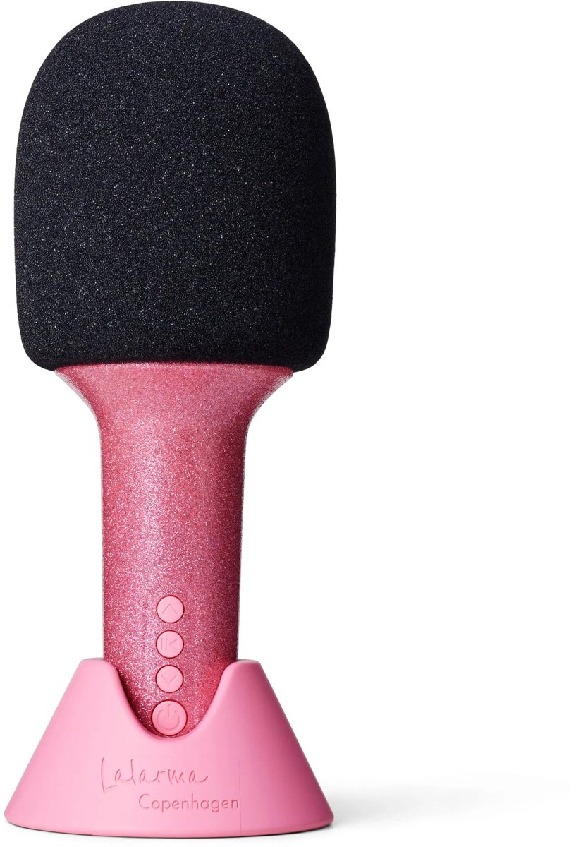 Lalarma Glitter Microfoon - 2-in-1 microfoon en luidspreker - Pink