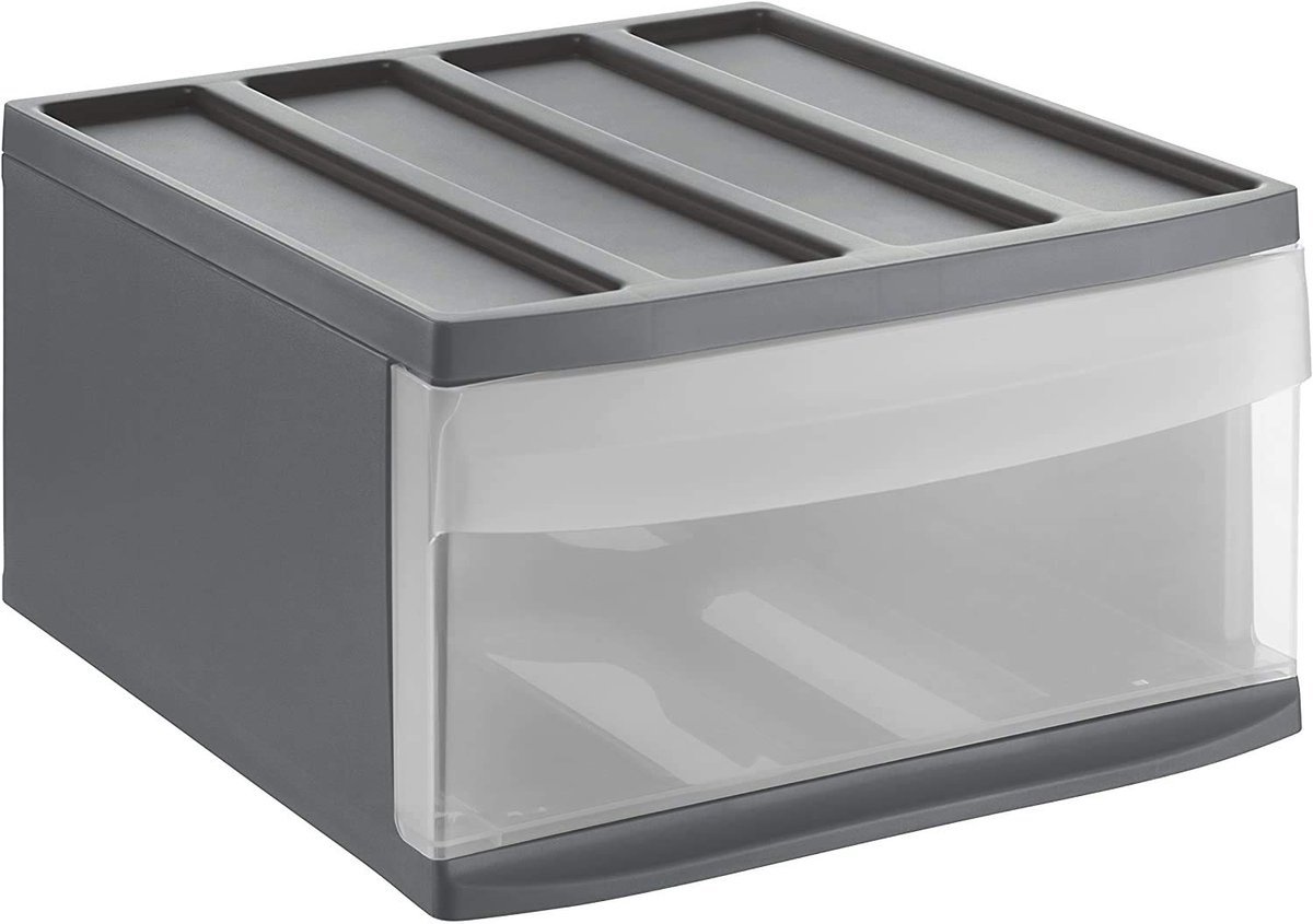 Stunq® Luxe Stapelbare Ladebox met Uittrekbare Lade voor Diverse Ruimtes