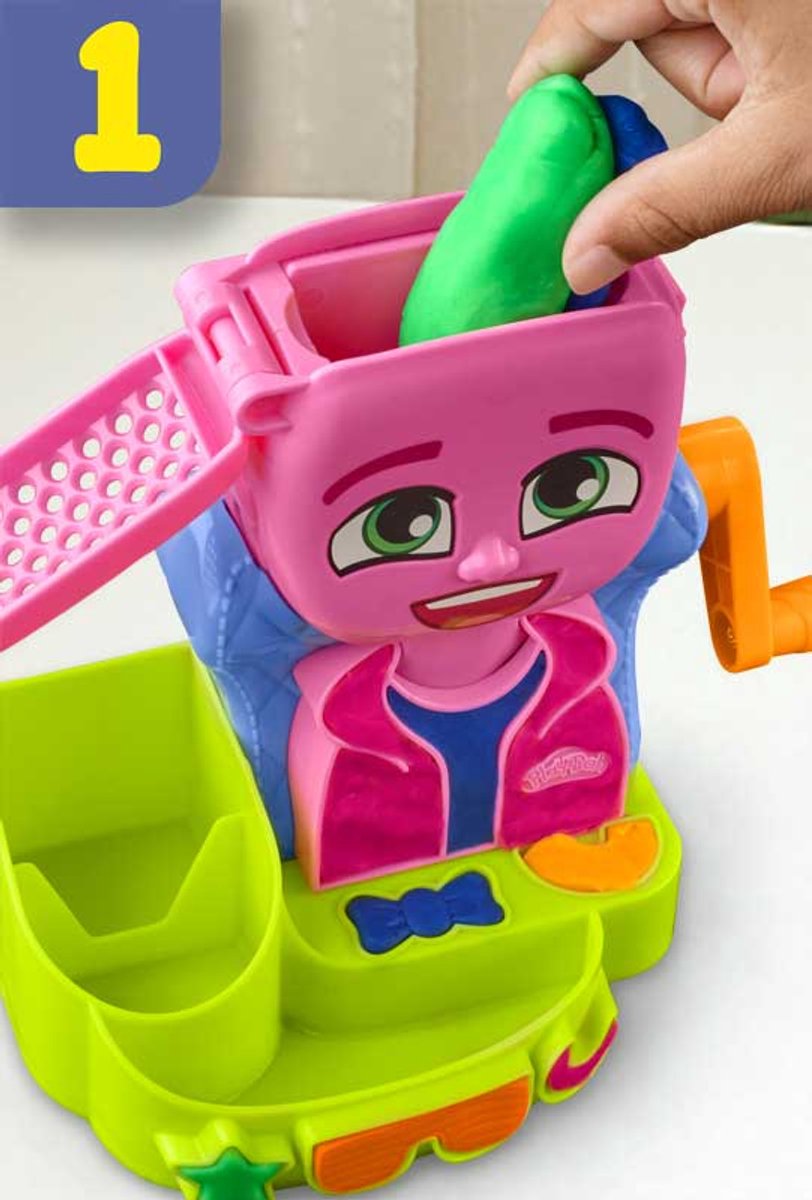 Play-Doh Haarsalon Speelset - Boetseerklei - Inclusief 6 Play-Doh potjes - Knutselen voor kinderen — afbeelding 7
