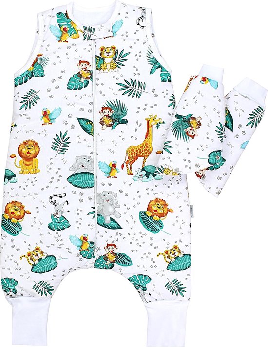 Baby Slaapzak met Voetjes en Afneembare Mouwen - Winter & Herfst - 2.5 TOG — afbeelding 3