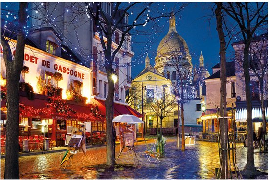 Clementoni Paris, Montmartre Jeu de puzzle 1500 pièce(s) Ville