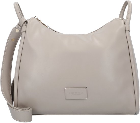 SEIDENFELT MANUFAKTUR Sac à épaule bandoulière Kaavi Hobo Bag Smooth Taupe / Gold
