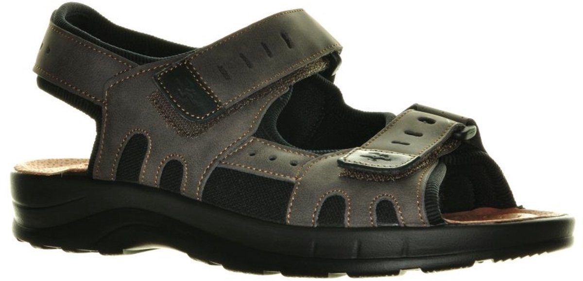 Donkerbruine Sandalen Fly Flot maat 44