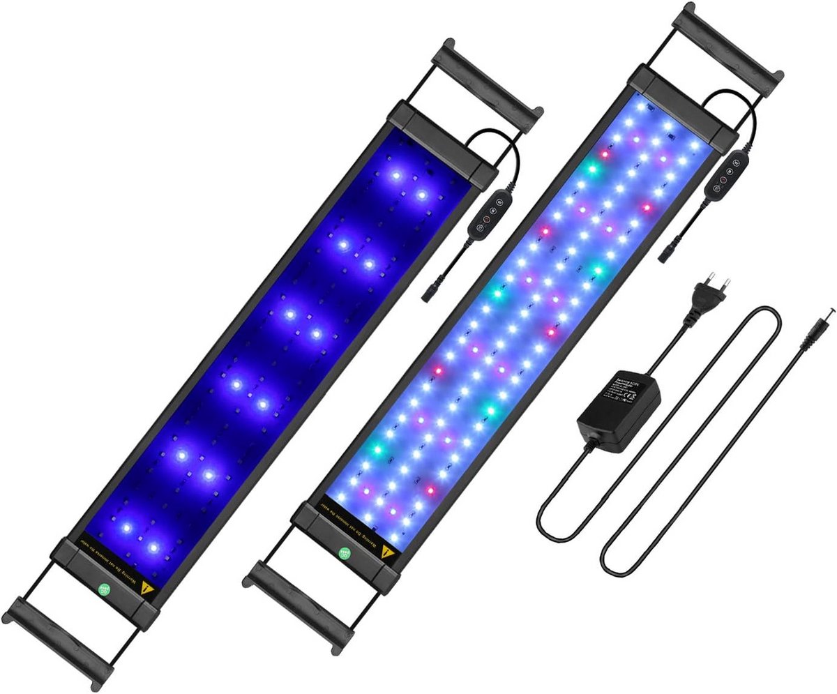 Dimbare LED Aquariumverlichting 16W - Volledig Spectrum voor Aquariumpijplanten - Verstelbare Hanger