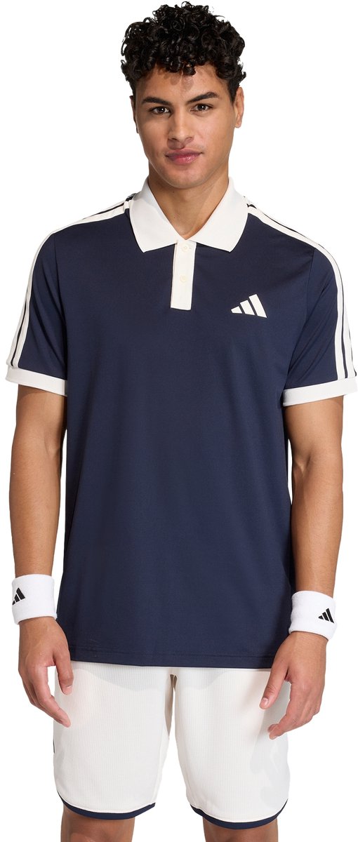 Adidas Performance Tennis Classics Poloshirt Heren Blauw