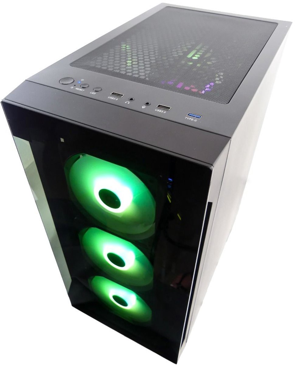 Ryzen 9 5950X Game PC 16 cores 32GB RAM 2TB SSD RTX 5070 Ti 16GB Liquid Cooling WiFi 6 Windows 11 Pro - Afbeelding 5