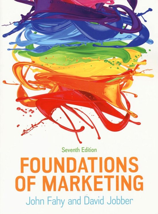 Foundations of Marketing, 7e - cover