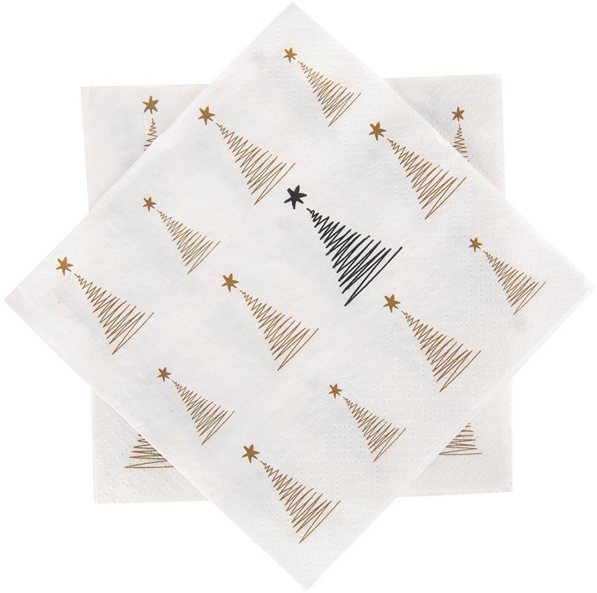 Orion - Papieren Servetten - Drie Lagen - Kerstmotief - 33x33 cm