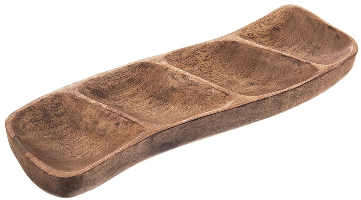 Orion Mango Serie - Houten Snackbord - 35x11 cm - Handgemaakt - Geëxotiseerd Hout