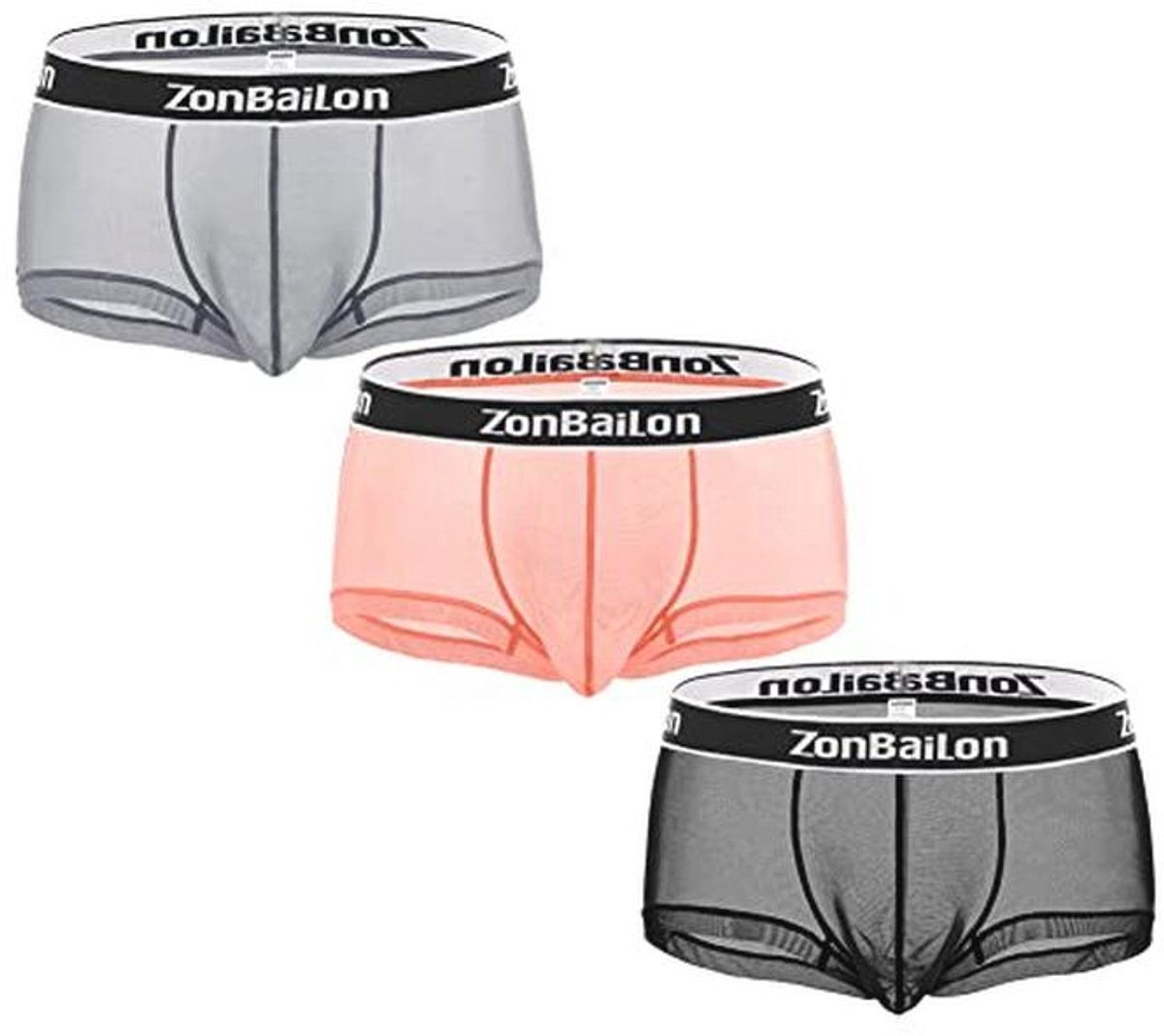 Heren boxershorts met korte pijpen van ijszijde - M, L, XL, 2XL, 3XL