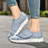 Diabetische Schoenen Dames - Extra Brede Orthopedische Pantoffels en Ademend Verstelbare Schoenen