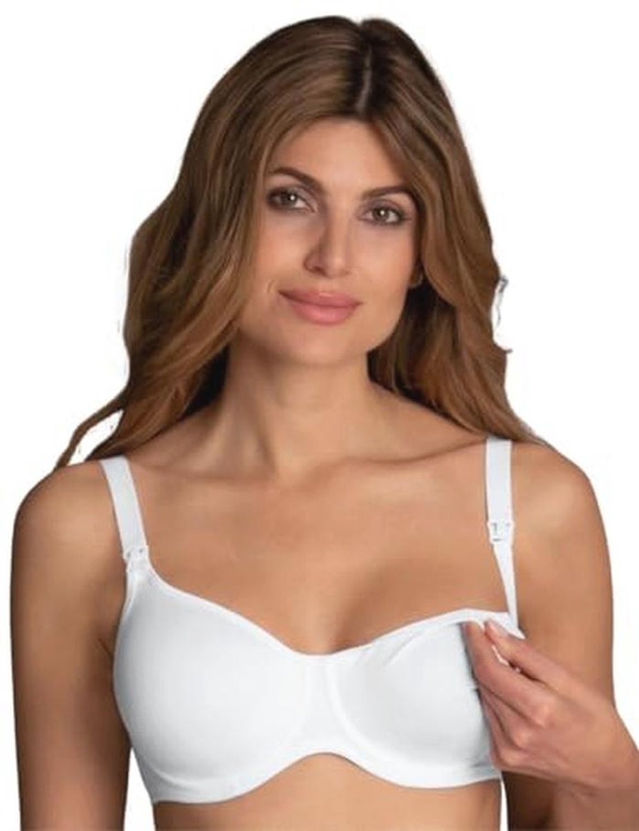 Basic voedingsbeha voor dames - Wit - 90G