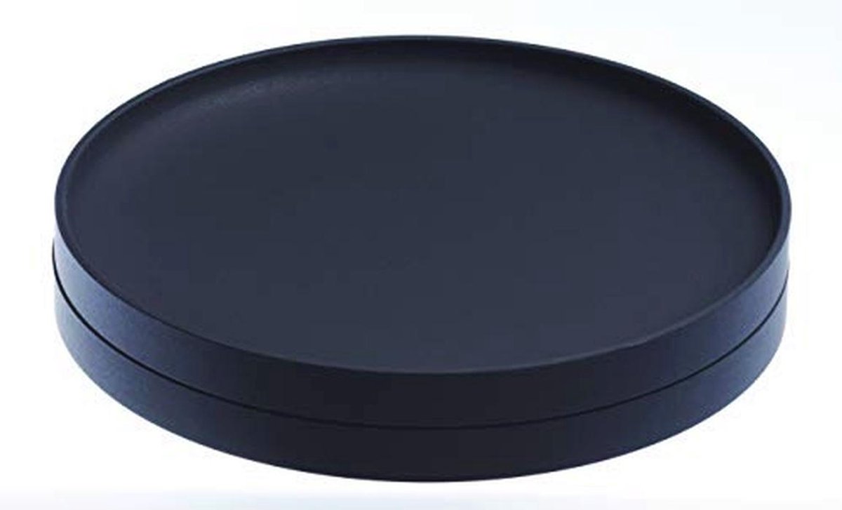 Ronde Silicone Onderzetter - Zwart