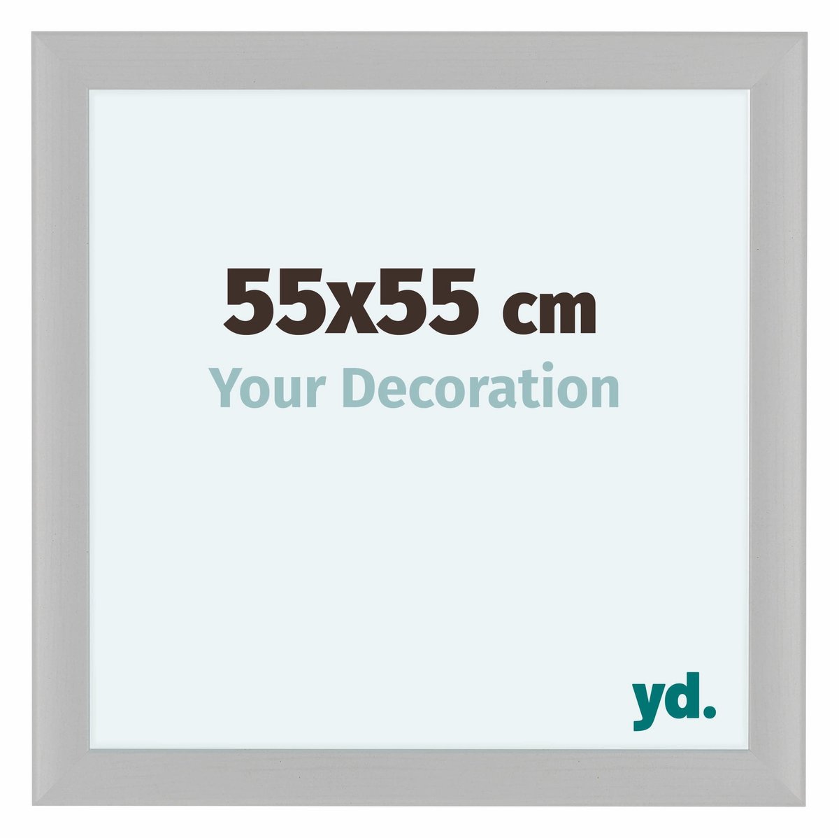 yd. Your Decoration - Fotolijst 55x55 cm - MDF - Wit Houtnerf - Como