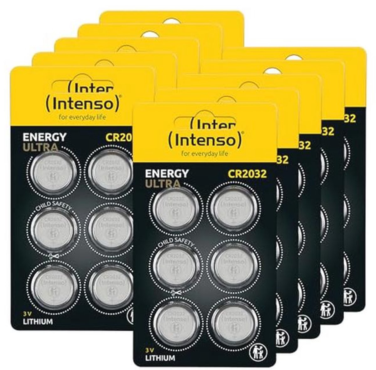 60 x Ultra Lithium Knoopcel CR2032 - 10 Blisters