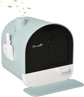 PawHut kattenbak - met houten pootjes - D31-050