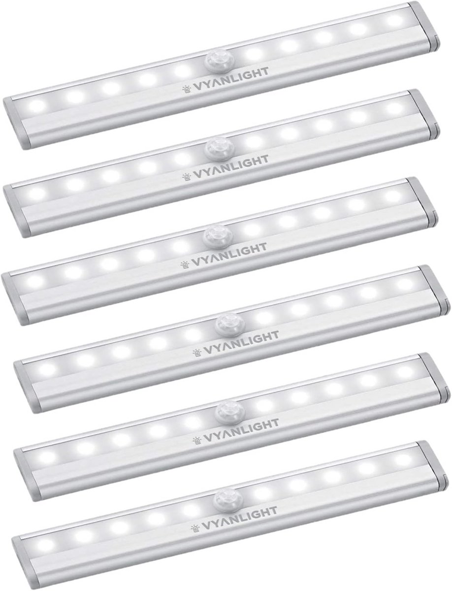 LED-verlichting met bewegingssensor voor binnen en buiten - Batterij-aangedreven en magnetisch