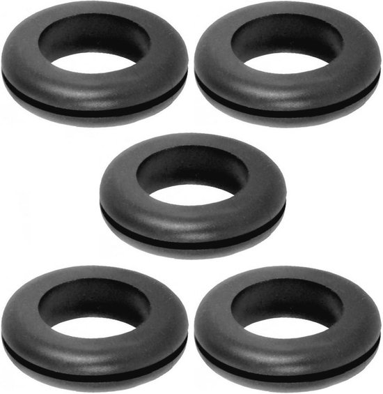 QUARKZMAN 20 Stück Gummitüllen, 8mm Dia x 4,5mm ID x 10mm H