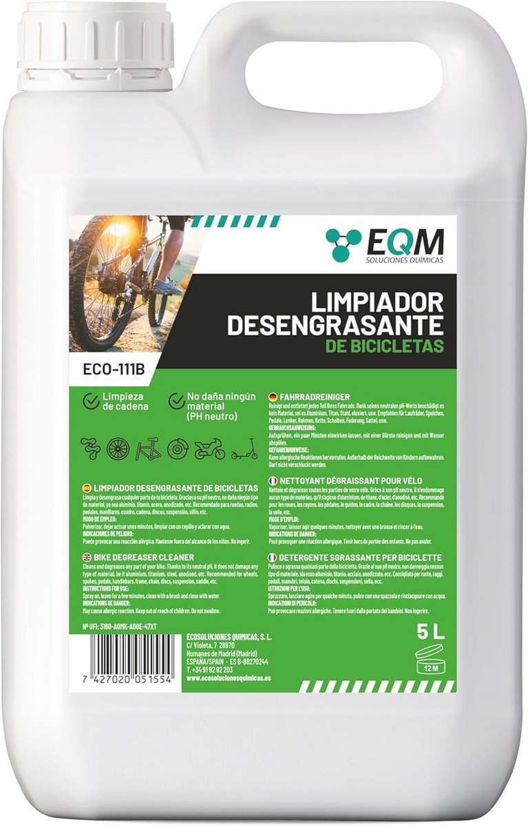 Neutrale Ontvetter voor Fietsen - 5 Liter - Veilig voor Alle Materialen