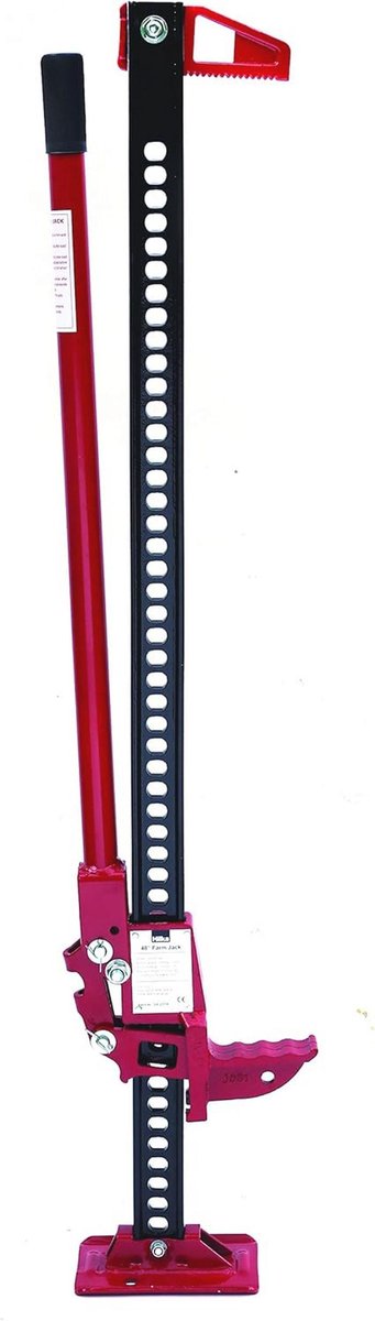 Hefbok met lange hendelratel, tandstanglift 1200 mm