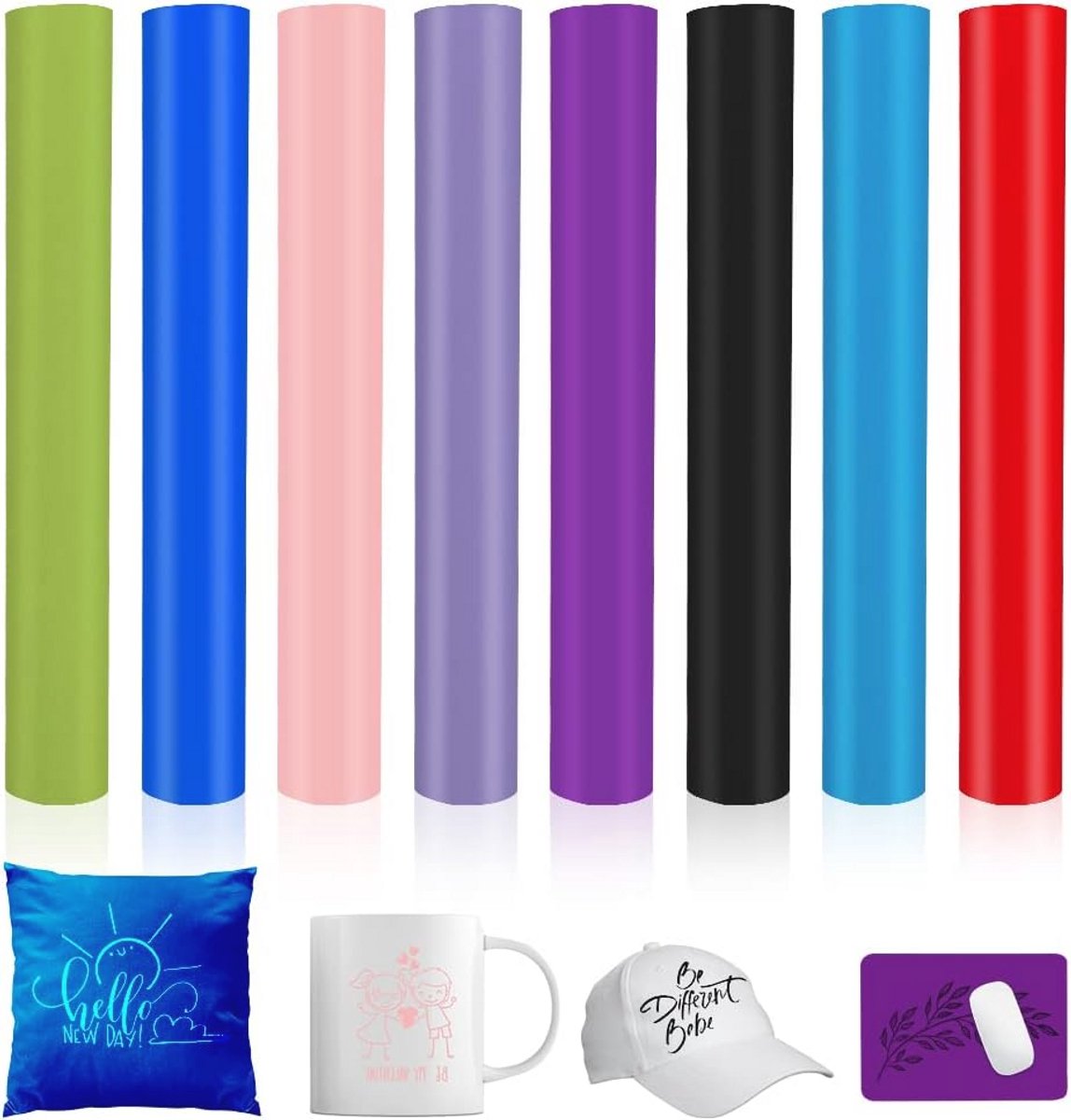 Transferpapier voor Sublimatie - 8 Stuks Infusie Inktfolie 30,5 x 30,5 cm