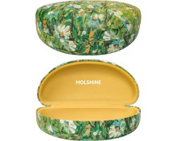 molshine Hard Shell Sunglasses Case, Large Eyeglasses Case for Women Men Oversized Sunglasses Eyeglasses