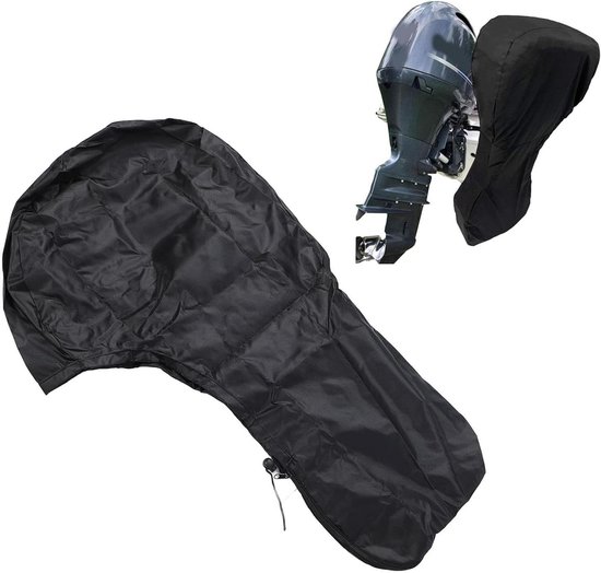 Allecta - Motorhoes buitenboordmotor waterdicht polyester winddicht 0-20 pk met opbergzak