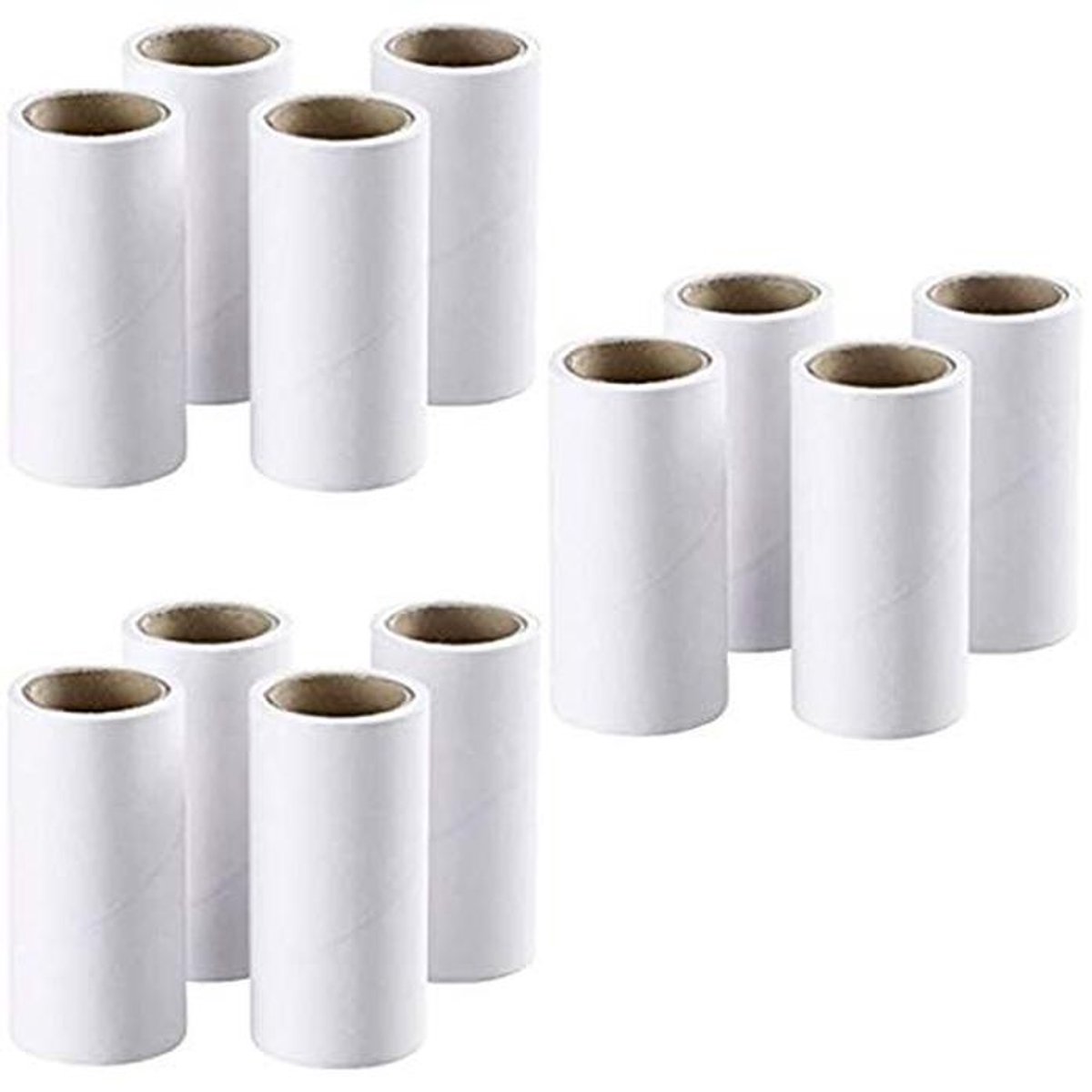 Vervangingsrollen voor pluisrollers - 12 stuks