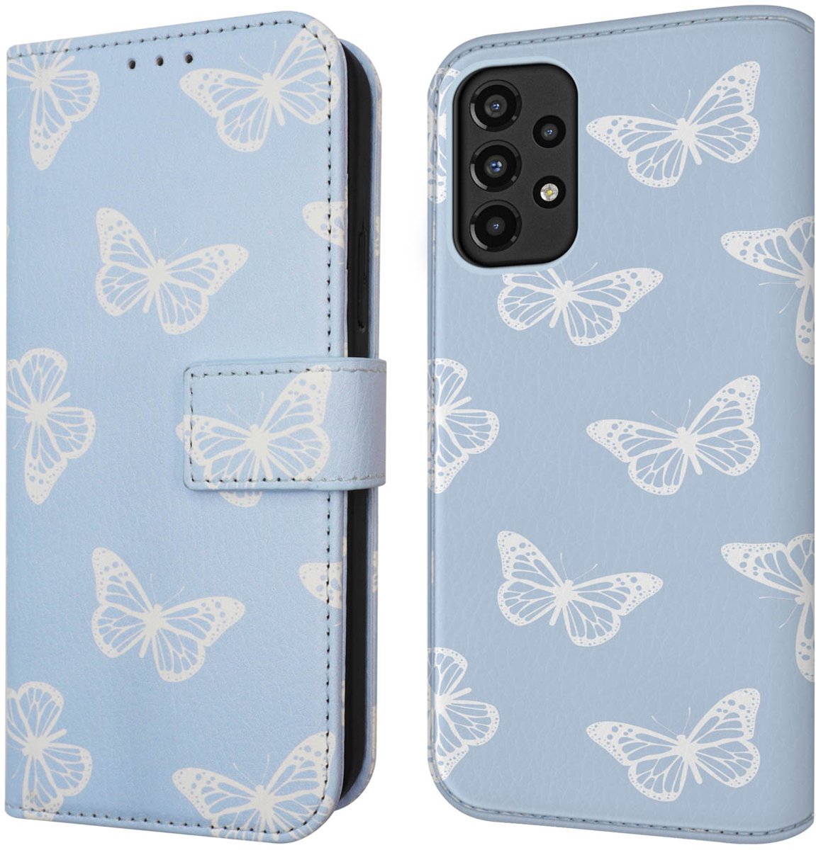 imoshion Hoesje - Geschikt voor Samsung Galaxy A33 - Design Bookcase smartphone - Butterfly
