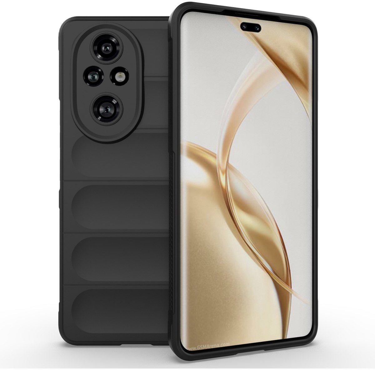 imoshion Hoesje - Geschikt voor Honor 200 Pro - EasyGrip Backcover - Zwart