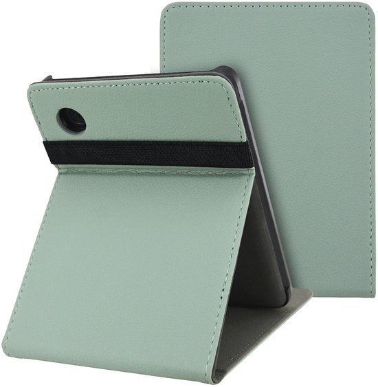 GIOPUEY Beschermhoes compatibel met Kobo Libra Colour, leren hoes, zachte siliconen achterkant [flip hoes] textuur lijkt op de huid - Galaxy