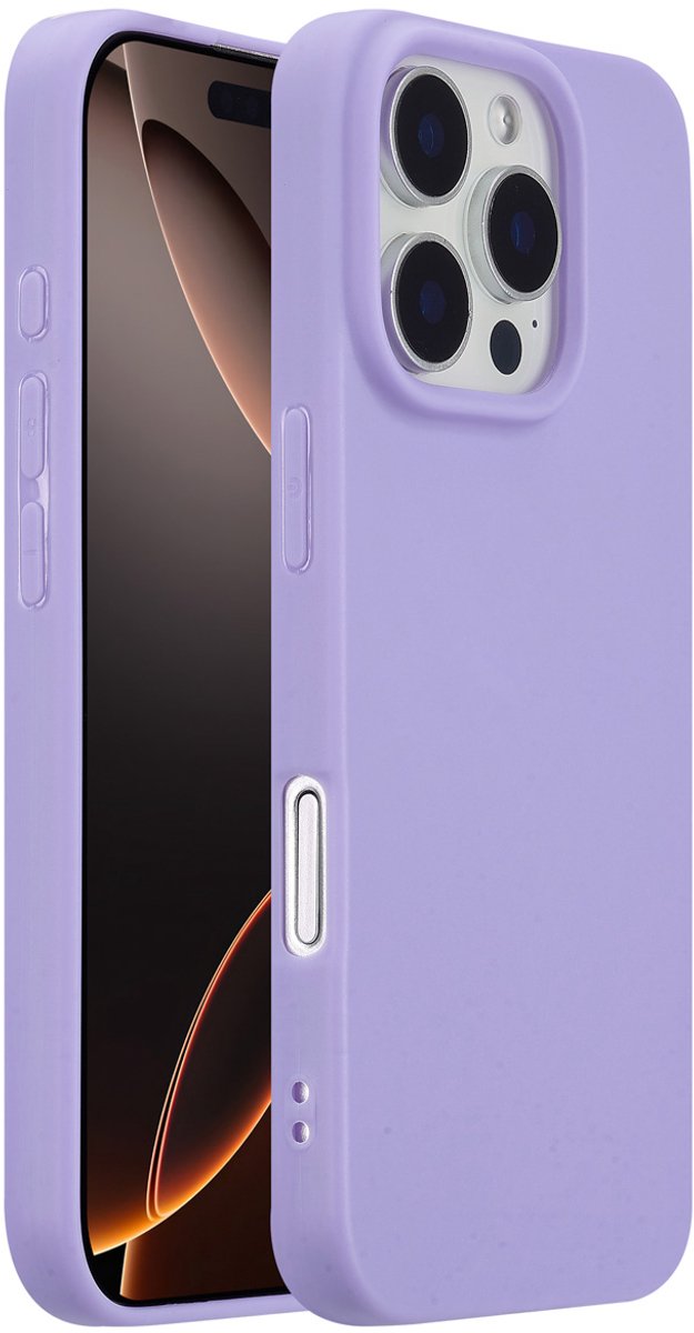 imoshion Hoesje - Geschikt voor Apple iPhone 16 Pro - Color Backcover - Tropical Violet