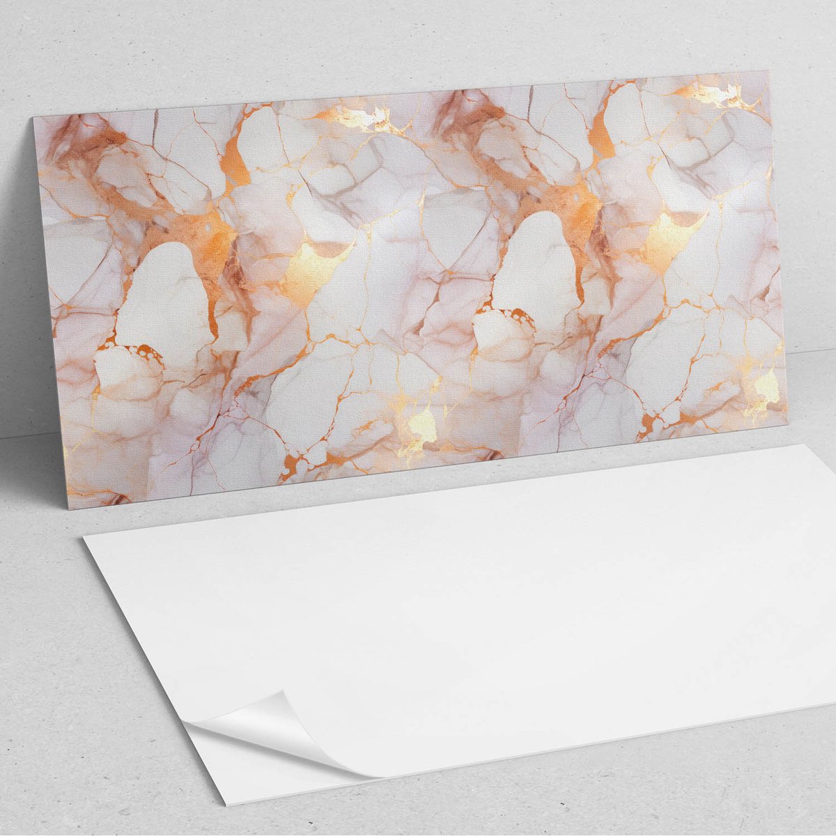 Coloray Wandpanelen Zelfklevend - Elegant marmer met aderen PVC Wandpanelen - 120 cm x 60 
