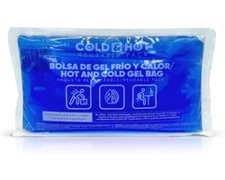 SURGICALMED - Cold Warm Compresse Reusable (26 x 15cm) - Gel - Flexible Bag - Multifunctional, Ideal for Therapies, Muscle Pain, Fever and Sports Injuries - Suitable for Refrigerator and Microwave