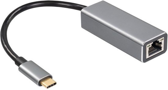 USB-C naar RJ45 LAN adapter | USB3.0 | CAT6 | aluminium | 0,15 meter