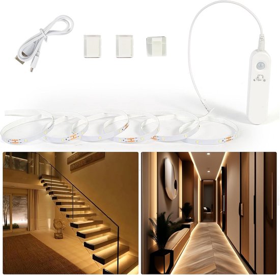 Draadloze LED-lamp oplaadbaar bewegingssensor 110lm 3000K – Het LED Draadloze LED-lamp oplaadbaar bewegingssensor 110lm 3000K – Het LED