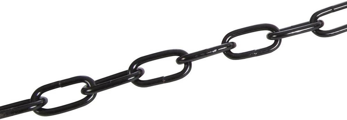 Zwarte Japanned Ketting 5mm x 2.5m - Corrosiebestendig en Weerbestendig